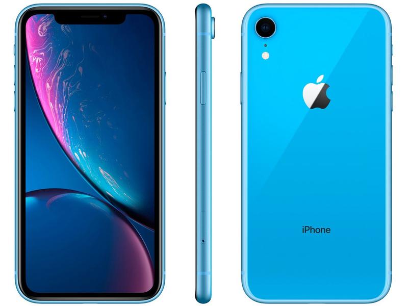 iPhone XR Apple 128GB Azul 6,1” 12MP iO - iPhone - Magazine Luiza